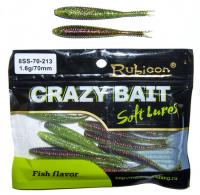 Съедобная силиконовая приманка RUBICON Crazy Bait SS 1.6g, 70mm, цвет 213 (12 шт)