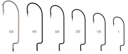 Крючки офсетные RUBICON BS2311-2/0 (10 шт.) Крючки офсетные RUBICON BS2311-2/0 (10 шт.)