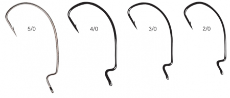 Крючки офсетные RUBICON Super Lock Worm BS2322-2/0 (10 шт.)