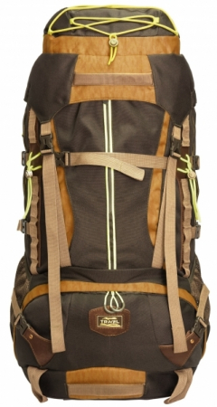 Рюкзак Р-55+10Т трекинговый, темно-коричневый