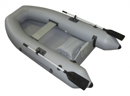 Лодка ТОНАР Капитан 260Т с транцем (серый)