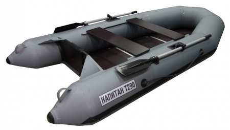 Лодка ТОНАР Капитан Т290 (киль+пол) серый