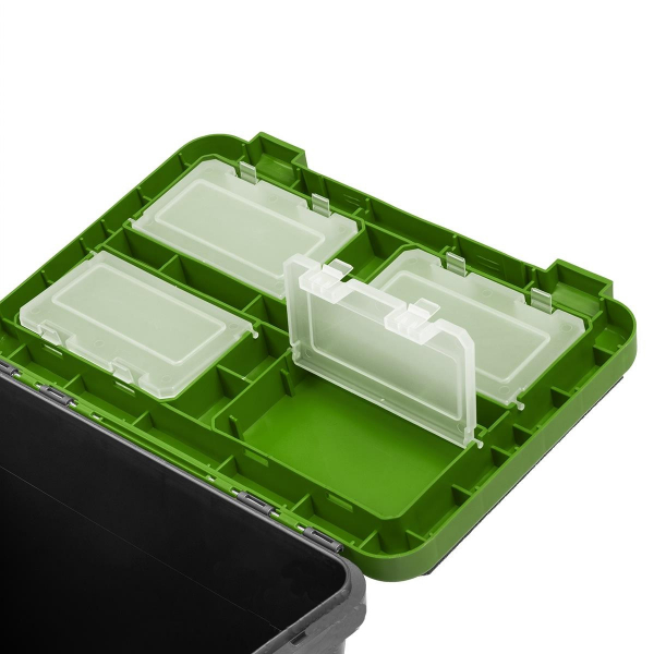 Ящик рыболовный зимний односекционный серый/салатовый Helios (HS-IB-19GG-1)36