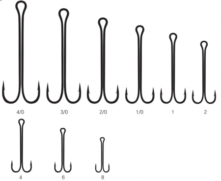 Крючки двойные RUBICON 3XL Double Hook KH11103-2/0/1 (30 шт.)