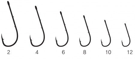Крючки RUBICON KM012-2BH-12 (10 шт.)
