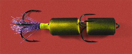 Мандула сост. Желтый-черн. (люрекс)