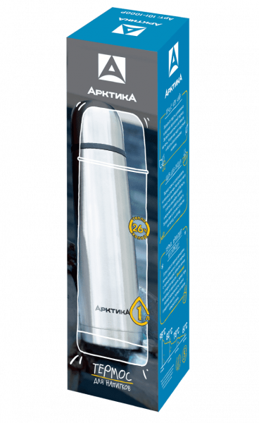 Термос Арктика (вакуумный питьевой в чехле), 101-350А, 350 мл2