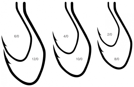 Крючки RUBICON Cat Fish Hook KH11026-12/0 (10 шт.) Крючки RUBICON Cat Fish Hook KH11026-12/0 (10 шт.)